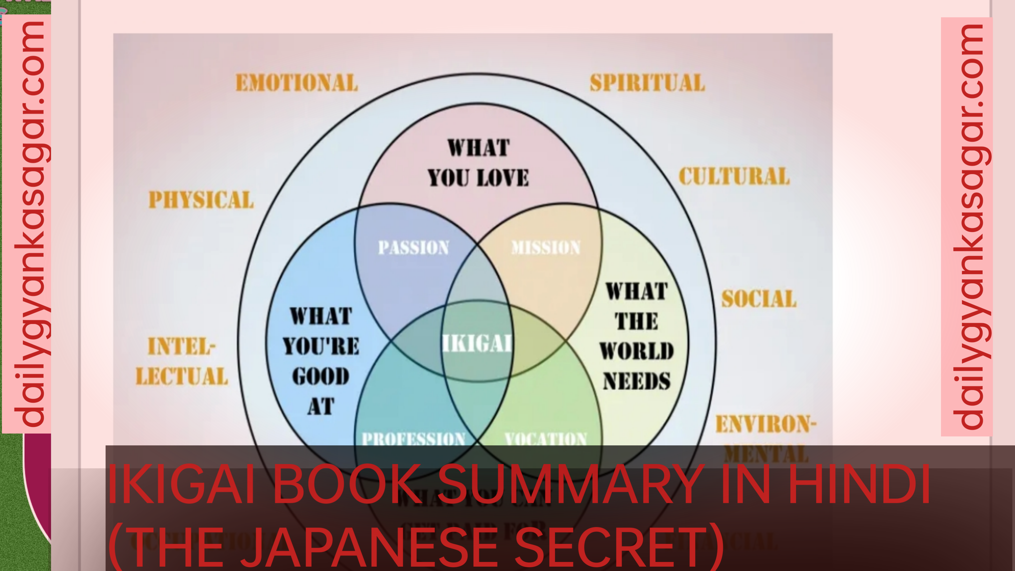 Ikigai book summary in Hindi (The Japanese secret)
