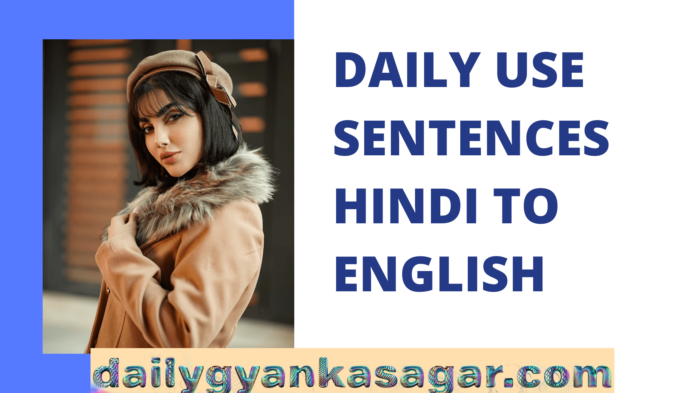 Daily Use Sentences Hindi to English