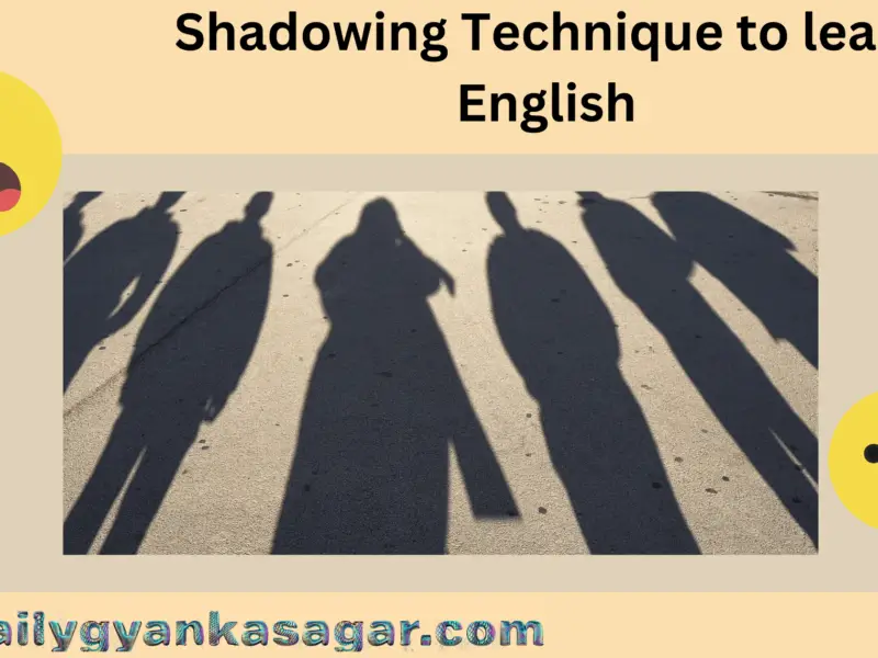 shadowing technique to learn english
